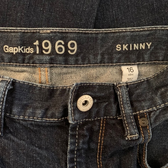 GAP Boys Stretch Skinny Jeans Size 16 Slim - Picture 8 of 8